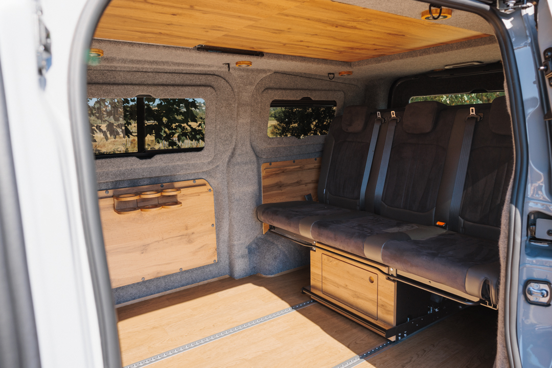 Interior, seats back