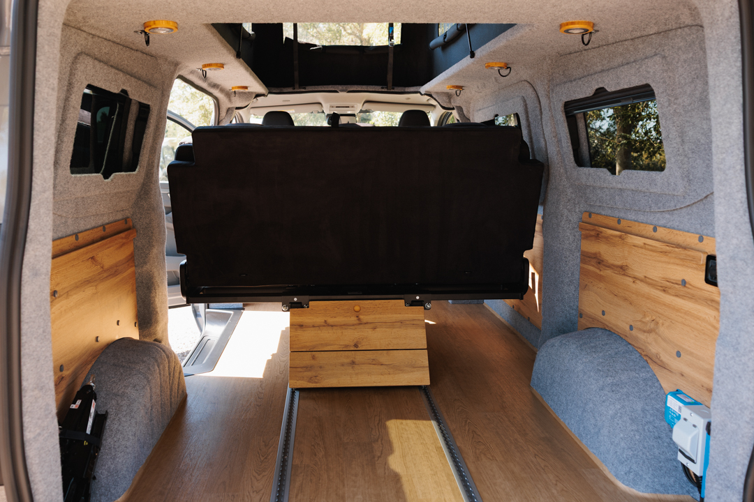 Interior view from back