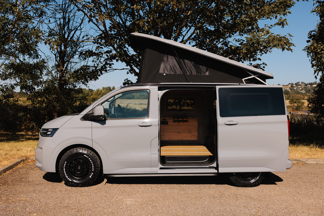 Side view, pop top up, closer