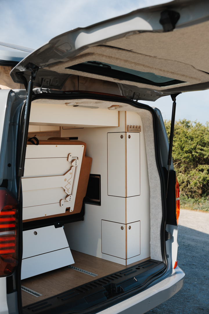 Rear storage