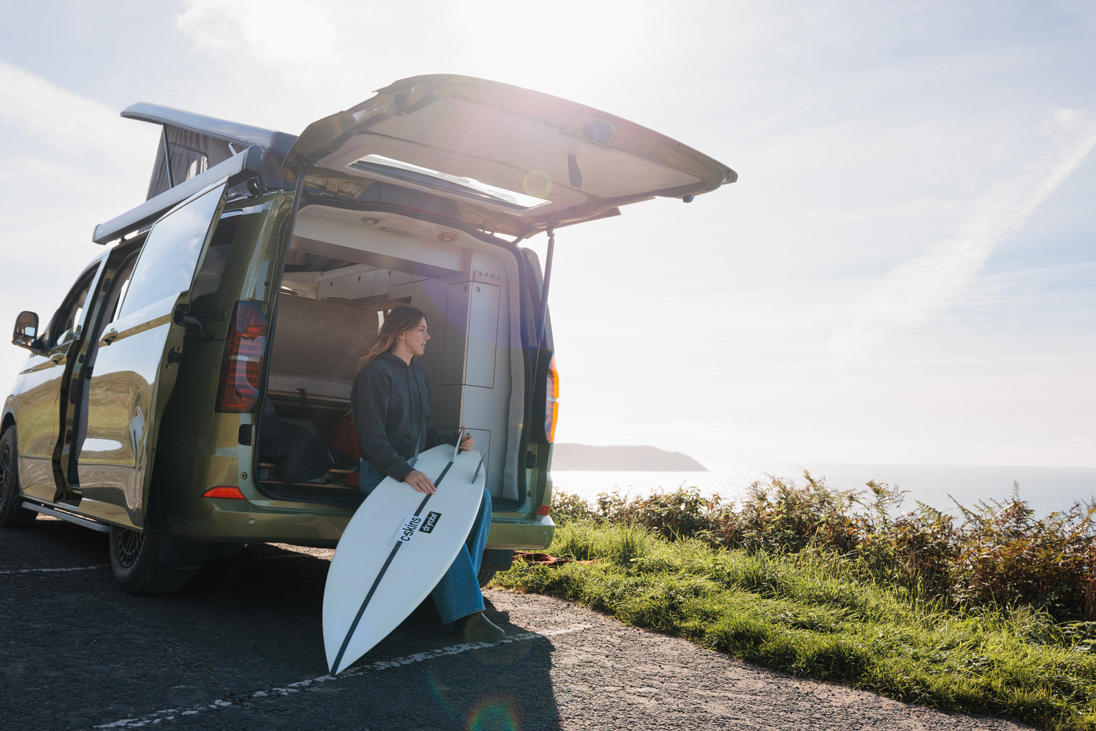 Surf stop by the coast
